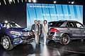 Press day Mercedes and Smart: Stephen Cannon, Tobias Moers and Dr Annette Winkler at the New York International Auto Show 2015